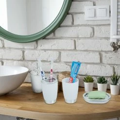 Relaxdays 6-tlg. Badezimmer Set - Blau - Silber 16 Relaxdays 6-tlg. Badezimmer Set - Blau - Silber -Badaccessoires Verkäufe 3d6f9a606db54f60a97765cdfb59cf15