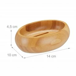 Relaxdays 2 x Seifenschale Bambus -Badaccessoires Verkäufe 3e19113e0304426898368a7caf2eae5f 1