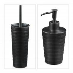 Relaxdays 5-tlg. Badezimmer Set Edelstahl -Badaccessoires Verkäufe 3e47414af4b140dd81a0b8bcb2c263eb