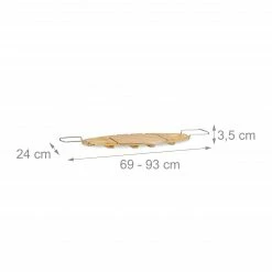 Relaxdays 2 x Badewannenablage Bambus oval -Badaccessoires Verkäufe 3e6ba72d81f14544af00b5a91713de12