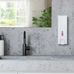 Relaxdays Seifenspender zur Wandmontage -Badaccessoires Verkäufe 42160461d1d84748ba63b681e908869a