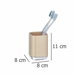 MASONE SAND Zahnputzbecher, Wenko -Badaccessoires Verkäufe 42a2993876834bf1b3cc5a1afc14d442