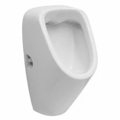 ECD Germany Urinal mit Zulauf von hinten Ablauf Weiß