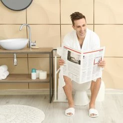 Relaxdays Weißer Toilettenpapierhalter 12 Relaxdays Weißer Toilettenpapierhalter -Badaccessoires Verkäufe 4578fd5d64844d25a08d7189ab0d0b94