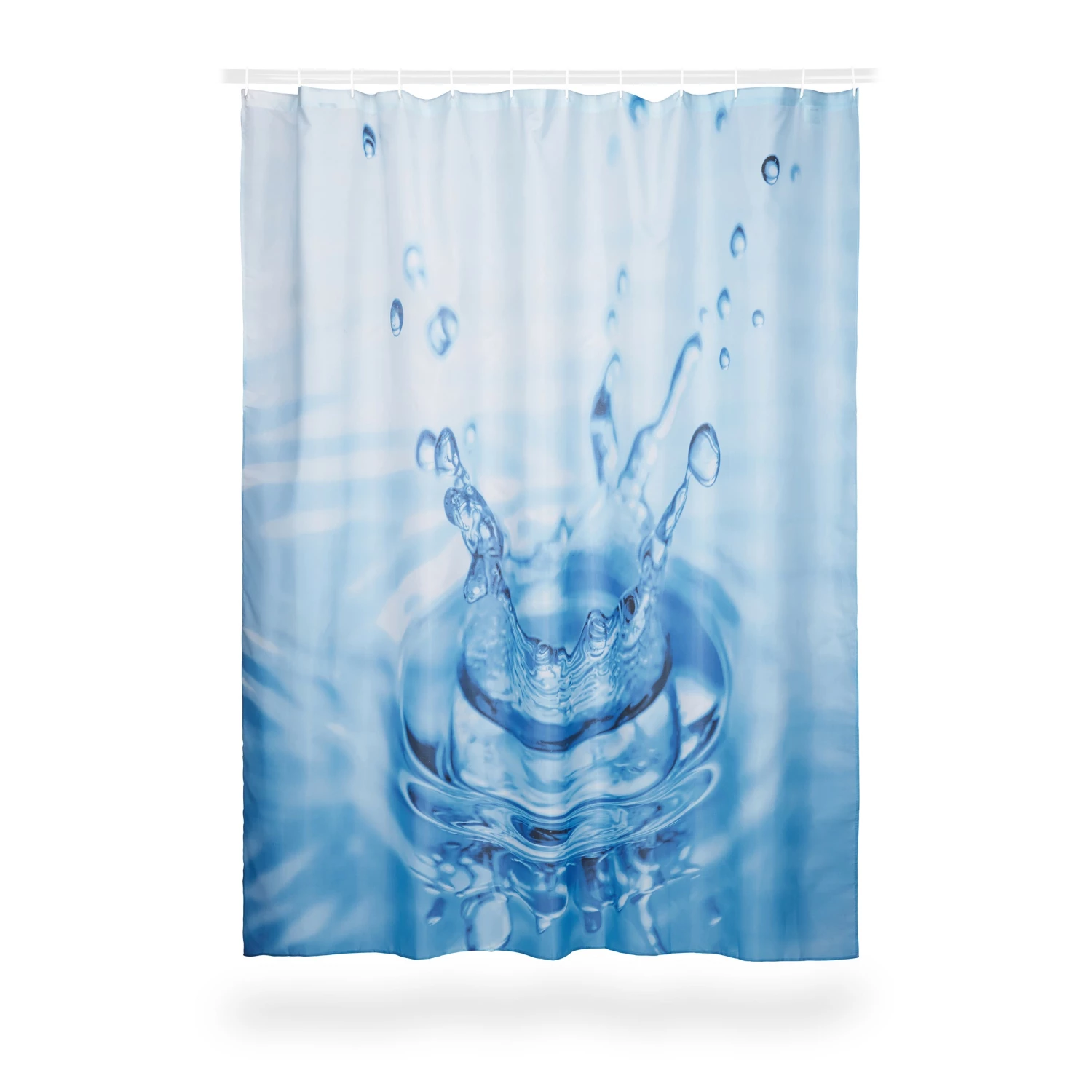 Relaxdays Duschvorhang Wassertropfen 180x180 cm 3 Relaxdays Duschvorhang Wassertropfen 180x180 cm
