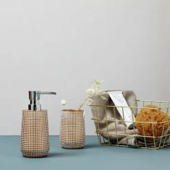 OHRID Seifenspender, braun, Wenko -Badaccessoires Verkäufe 46e29d00e962495380609158784506ab