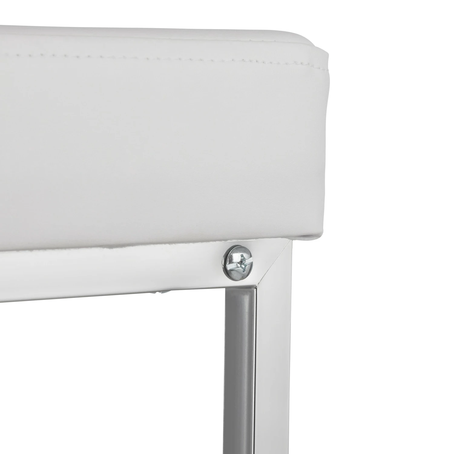 Relaxdays Gepolsterter Hocker mit Ablage Weiß 8 Relaxdays Gepolsterter Hocker mit Ablage Weiß – Bild 6