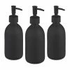 Relaxdays Schwarzer Seifenspender im 3er Set -Badaccessoires Verkäufe 4868ac6cab43486685fa5811ffc150b1