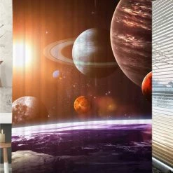 SANILO® Duschvorhang Planeten 180 x 200 cm