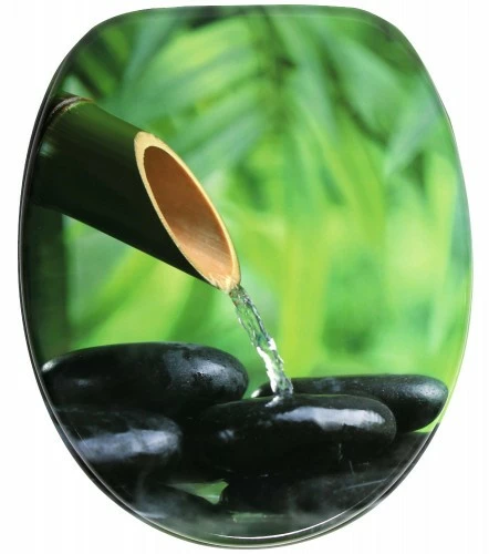 SANILO® WC-Sitz mit Absenkautomatik Stone Garden 3 SANILO® WC-Sitz mit Absenkautomatik Stone Garden