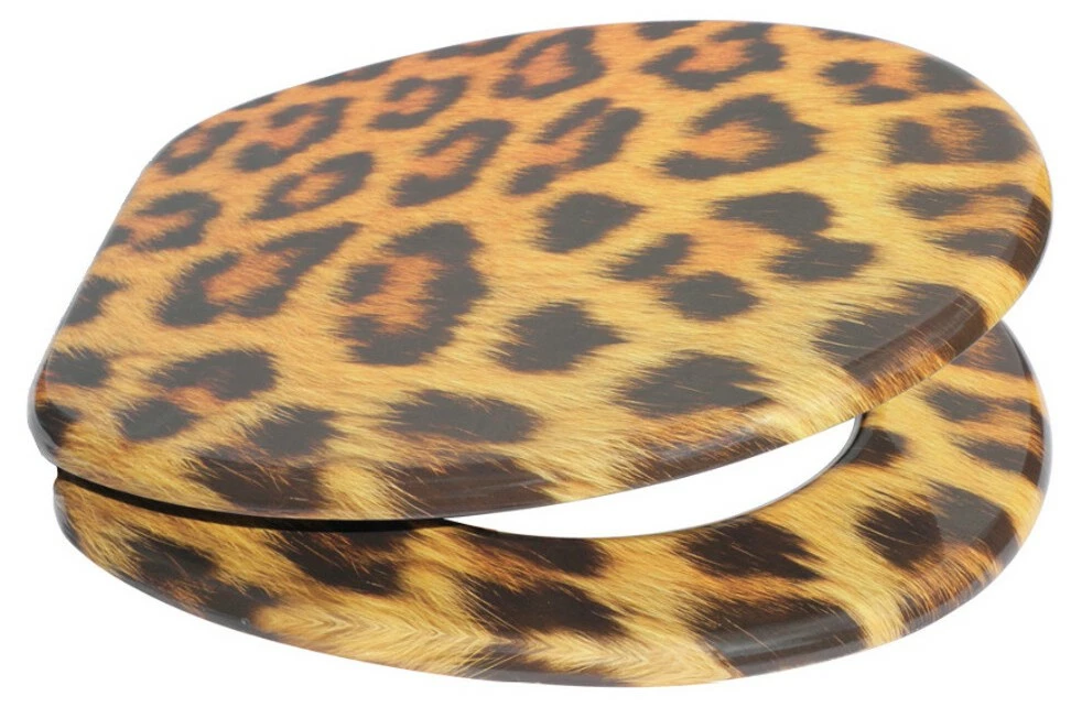 SANILO® WC-Sitz Absenkautomatik Leopardenfell 7 SANILO® WC-Sitz Absenkautomatik Leopardenfell – Bild 5