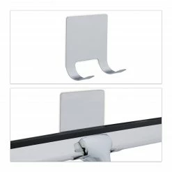Relaxdays Silberner Duschabzieher mit Halterung -Badaccessoires Verkäufe 4eb2455efb1f48d590066e6a06c19fee