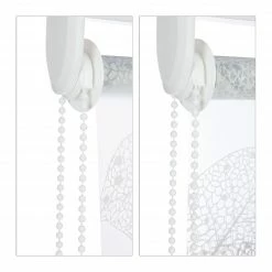 Relaxdays Duschrollo mit Blätter Design - Breite: 100 cm -Badaccessoires Verkäufe 4f86864ba9a84381ab94d124ad50d58c