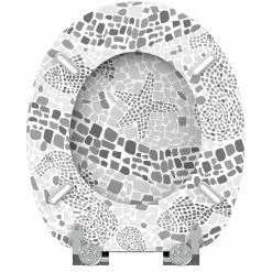 SANILO® WC-Sitz mit Soft Close Mosaic World Grey -Badaccessoires Verkäufe 500a16a4158e411b9ec3f84445443753