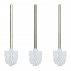Relaxdays Toilettenbürste 3er Set weiß