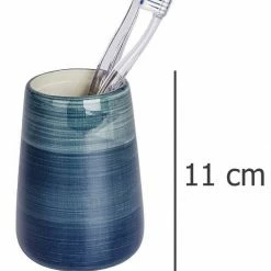 WENKO Behälter für Zahnbürsten Töpferei PETROL -Badaccessoires Verkäufe 537aa68d7bf34f39a49bd69a02100e91.cropped 322 42 619 931.processed