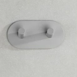 Grauer Handtuchhalter, 2 Haken, WENKO 10 Grauer Handtuchhalter, 2 Haken, WENKO -Badaccessoires Verkäufe 54145a24606d4a8d87722e097b930c67