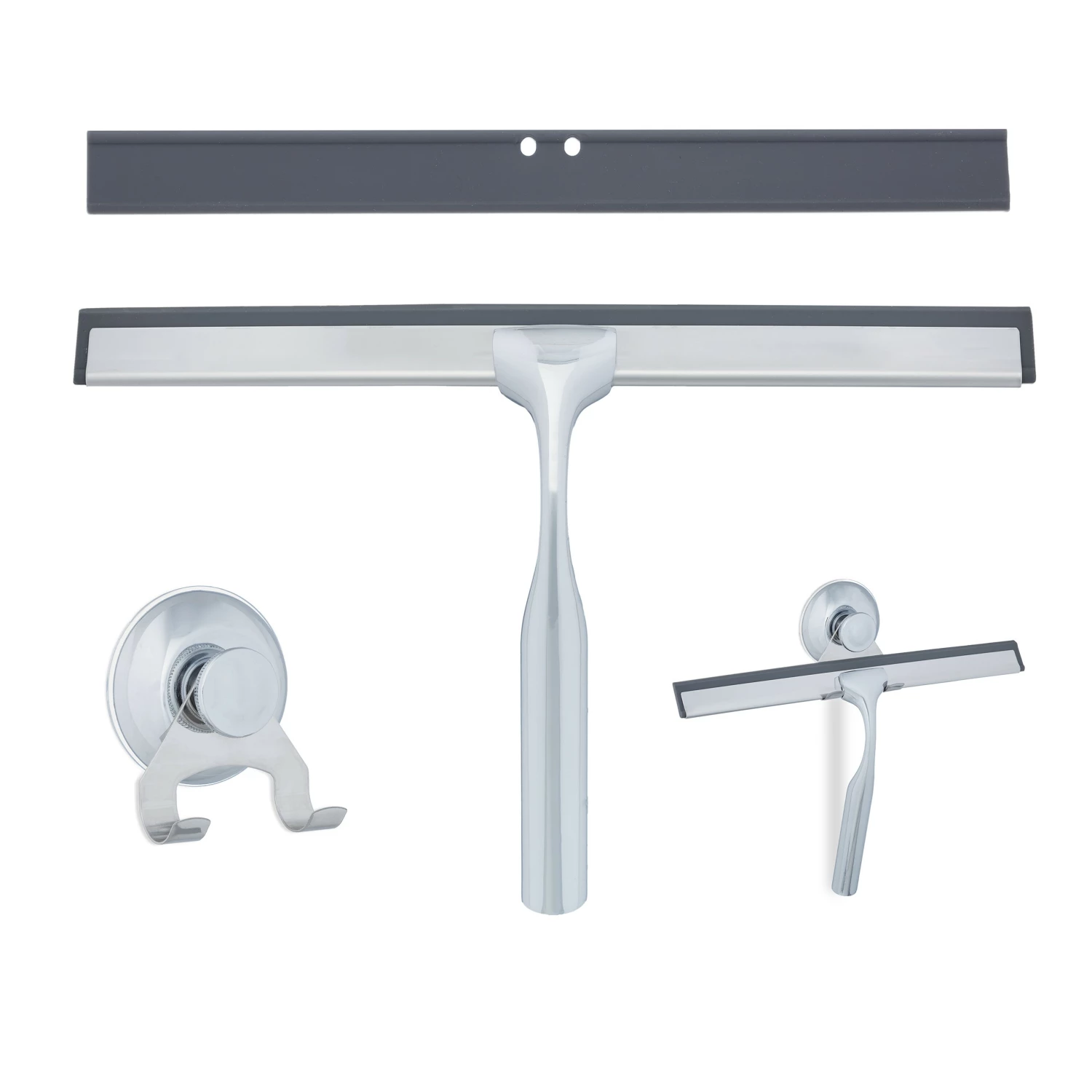 Relaxdays Duschabzieher mit Saugnapf 7 Relaxdays Duschabzieher mit Saugnapf – Bild 5