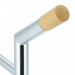 Relaxdays Stand WC Garnitur Holz & Chrom -Badaccessoires Verkäufe 552f2d3cb43d4867aa46ca1ea8f8fe7b