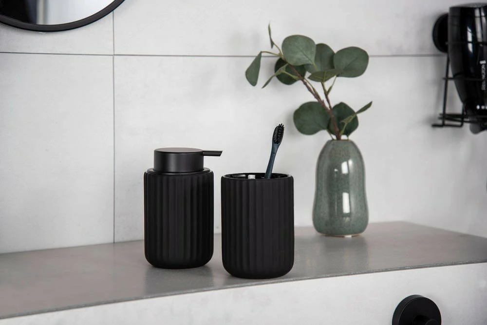 WENKO Zahnputzbecher BELLUNO, Keramik, Ø 8 cm 4 WENKO Zahnputzbecher BELLUNO, Keramik, Ø 8 cm – Bild 2