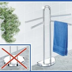 WENKO Verchromter Handtuchständer 9 WENKO Verchromter Handtuchständer -Badaccessoires Verkäufe 55ddbdcec693438a94fbd26a5f1d1548