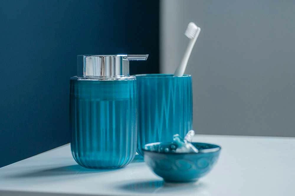 Seifenspender AGROPOLI, meerblau, WENKO 5 Seifenspender AGROPOLI, meerblau, WENKO – Bild 3