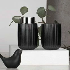 WENKO Flüssigseifenspender AGROPOLI, grau -Badaccessoires Verkäufe 580e7c48b21945de88ec8487731d5981