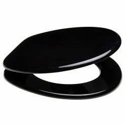 SANILO® WC-Sitz mit Absenkautomatik Schwarz -Badaccessoires Verkäufe 595bd05202a94b66b956dc0da28fa0e8