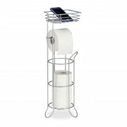 Relaxdays Silberner Toilettenpapierhalter stehend 14 Relaxdays Silberner Toilettenpapierhalter stehend -Badaccessoires Verkäufe 5a88780fcced47a4b2d0b37ded784bd5