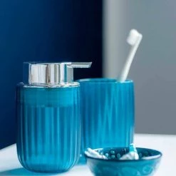 Zahnputzbecher AGROPOLI, meerblau, WENKO -Badaccessoires Verkäufe 5b4afbe7bb3844a48a51734d05002018