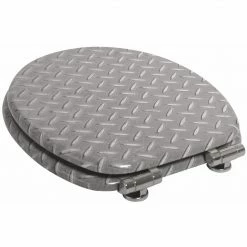 SANILO® WC-Sitz mit Absenkautomatik Steel Plate -Badaccessoires Verkäufe 5d89c1273bc24eefa2574f5ea980bba2