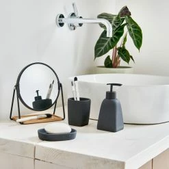 Zeller Seifenschale, Stein-Optik, schwarz -Badaccessoires Verkäufe 625b7122a5df4b0bb03cc7993ea4fea0