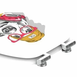 SANILO® WC-Sitz mit Absenkautomatik Cool Dog -Badaccessoires Verkäufe 6425d364b3ba4b73b85d01ec88fa13eb