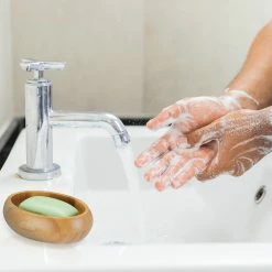 Relaxdays 2 x Seifenschale Bambus -Badaccessoires Verkäufe 64388480a85345eba531601635c0b95a 1