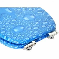 SANILO® WC-Sitz Absenkautomatik Tautropfen Blau -Badaccessoires Verkäufe 644778be45d54fc09be75338deae9cdb