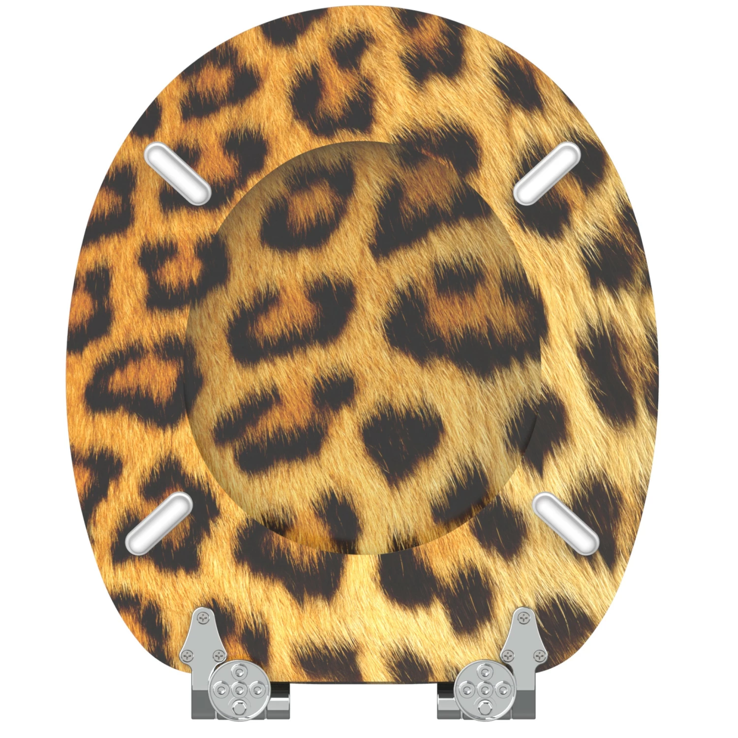 SANILO® WC-Sitz Absenkautomatik Leopardenfell 8 SANILO® WC-Sitz Absenkautomatik Leopardenfell – Bild 6