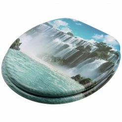 SANILO® WC-Sitz mit Absenkautomatik Wasserfall -Badaccessoires Verkäufe 6887bb2527ea49b889d4a241a76a01e6