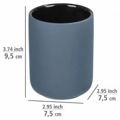 WENKO Zahnputzbecher AVELLINO, Keramik, Ø 7 -Badaccessoires Verkäufe 6952534494214aaea703f61282ebb042.cropped 37 115 850 842.processed