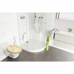 SANILO® WC-Sitz mit Absenkautomatik Marmor Natur -Badaccessoires Verkäufe 69ee62ad2125445e8a5e11ce8bc5c76d