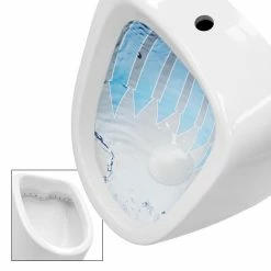 ECD Germany Urinal mit Zulauf von oben Weiß -Badaccessoires Verkäufe 69ffe2d3278041ba9e04133bf9fdda9c