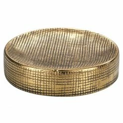WENKO Seifenschale aus Keramik RIVARA, golden -Badaccessoires Verkäufe 6b4a62b665974868836de5c8ea219ee9