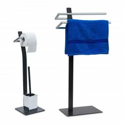 Relaxdays 2 tlg. Badezimmer Set GRAO