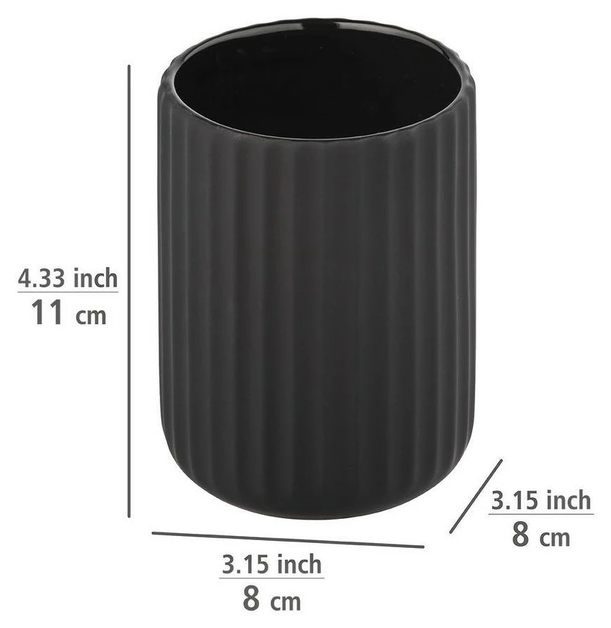 WENKO Zahnputzbecher BELLUNO, Keramik, Ø 8 cm 8 WENKO Zahnputzbecher BELLUNO, Keramik, Ø 8 cm – Bild 6