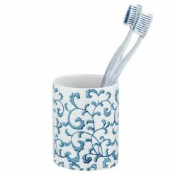 WENKO Keramiktasse für Zahnbürste MIRABELLO -Badaccessoires Verkäufe 6ecc46b86a16452694090ee54d46a1b0