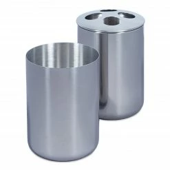 Relaxdays 5-tlg. Badezimmer Set Edelstahl -Badaccessoires Verkäufe 72023292cb97408ab84c6e6b59635aa2