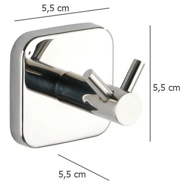 WENKO Handtuchhaken DUO MEZZANO, doppelt 7 WENKO Handtuchhaken DUO MEZZANO, doppelt – Bild 5