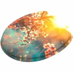 SANILO® WC-Sitz mit Absenkautomatik Kirschblüte -Badaccessoires Verkäufe 72bbfe0e6fb84ffd91baf50a544667be