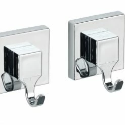 WENKO Vacuum-Loc Wandhaken Quadro 2er Set -Badaccessoires Verkäufe 72d0d6d7deb14606b7e3ea99281c99a9