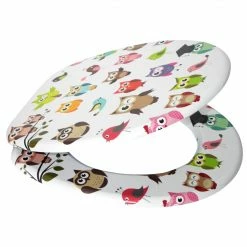 SANILO® WC-Sitz mit Absenkautomatik Owl -Badaccessoires Verkäufe 748393eb747d4e2194210d48f52e05f8