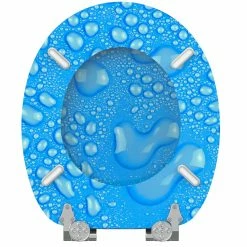 SANILO® WC-Sitz Absenkautomatik Tautropfen Blau -Badaccessoires Verkäufe 750fcf7c1e5f4ac3b194e0ef7bd4fe5f